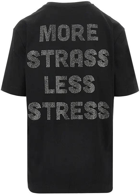 Tricou 'More Strass Less Stress' T-shirt - Img 3