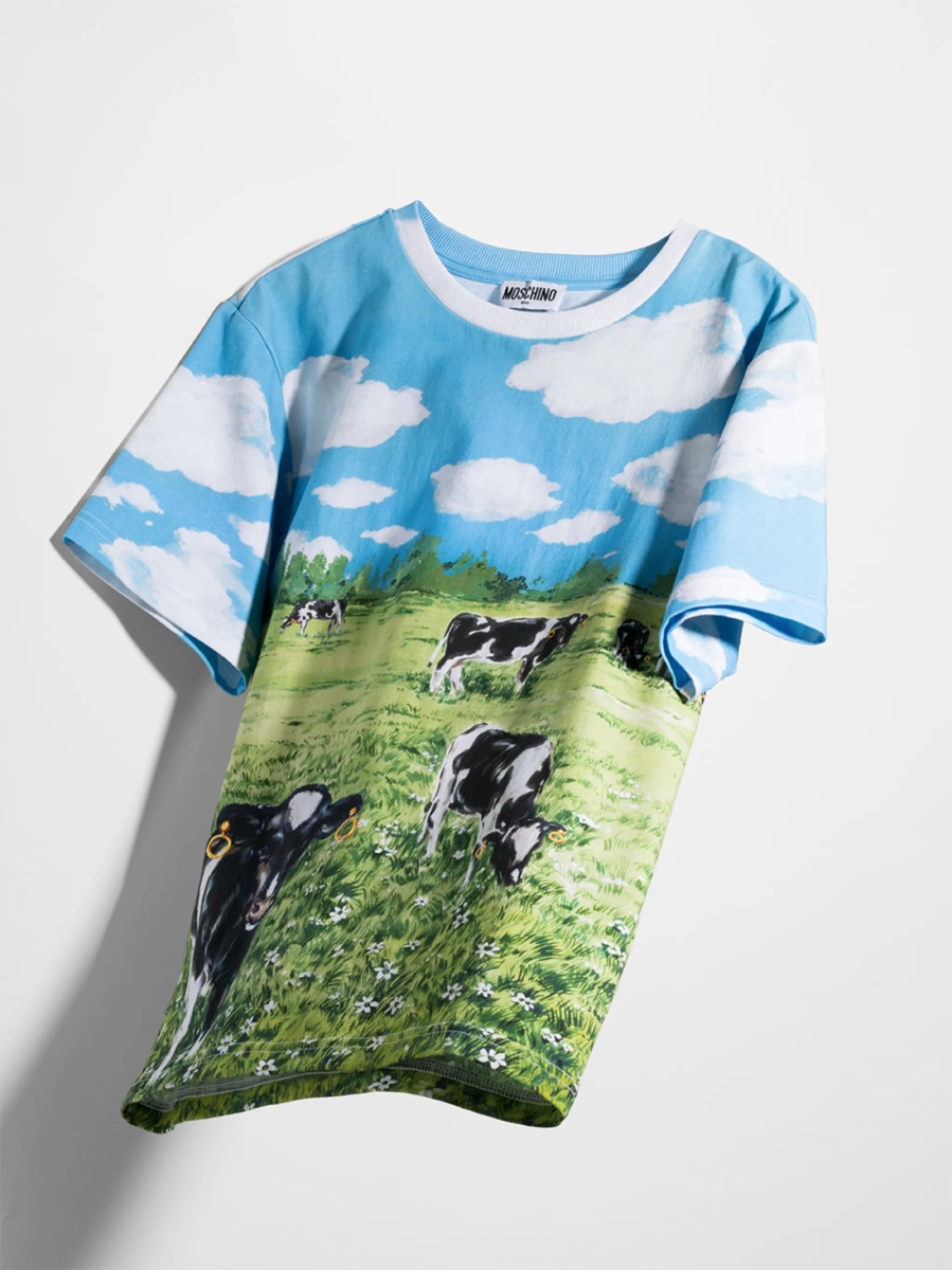 Tricou Moschino albastru - Img 2