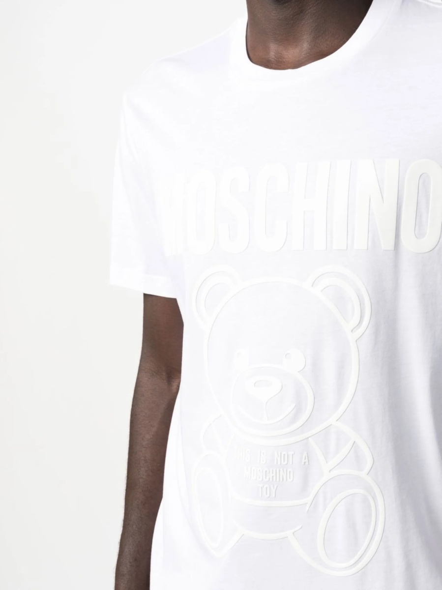 Tricou Moschino alb - Img 5