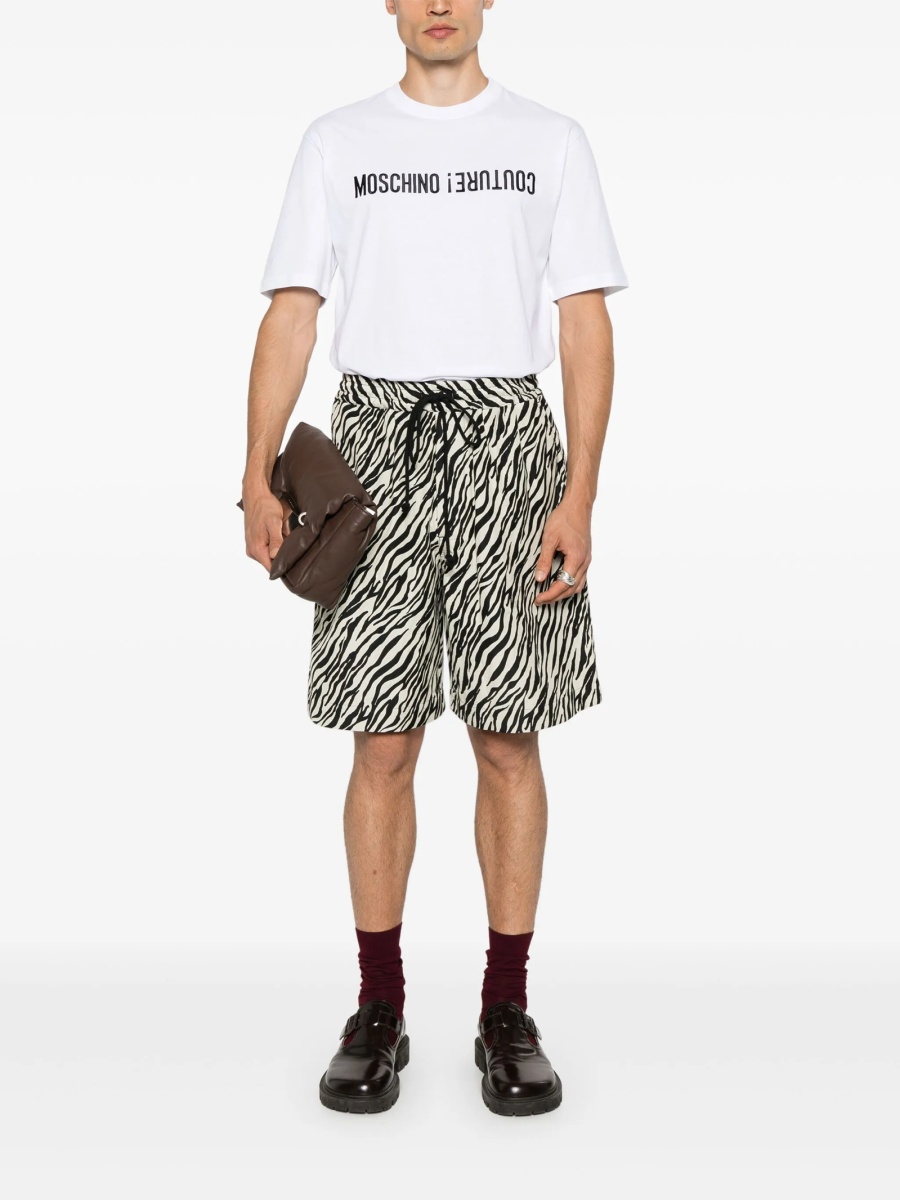 Tricou Moschino alb - Img 2