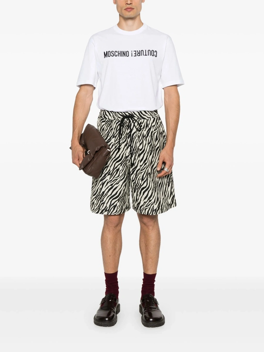 Tricou Moschino alb - Img 2