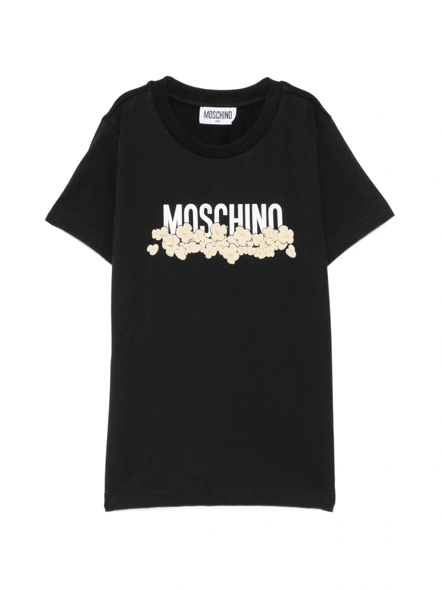 Tricou MoschinoS negru din bumbac - Img 6