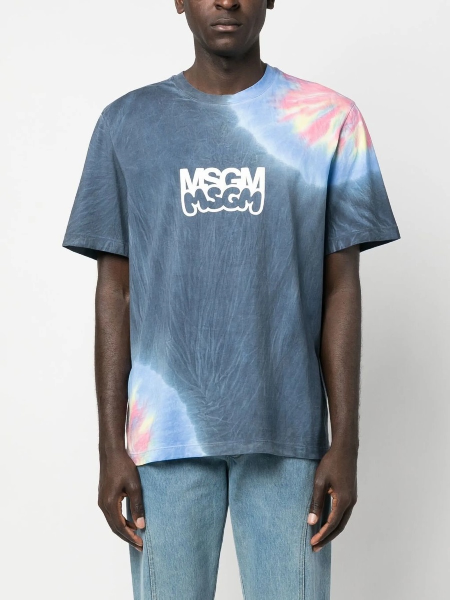 Tricou MSGM albastru - Img 3