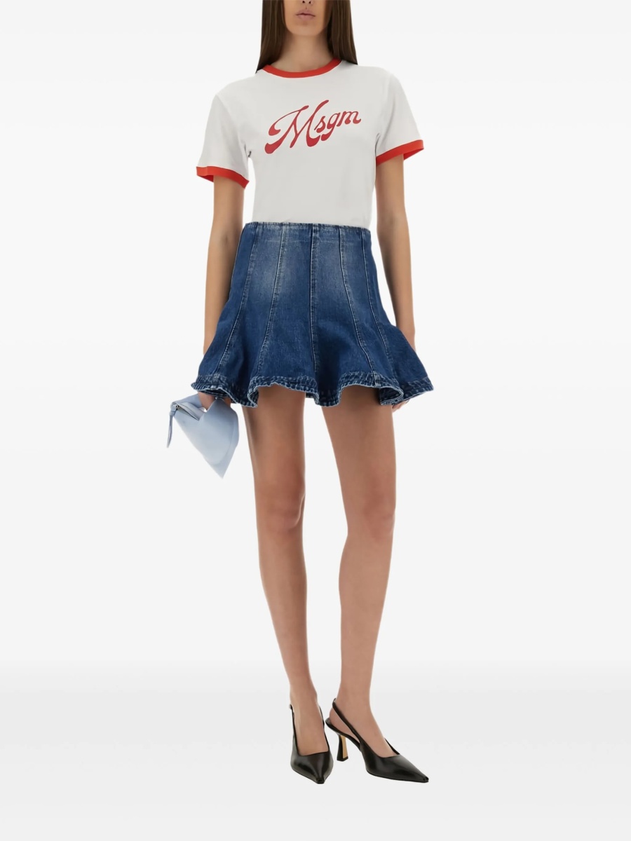 Tricou MSGM alb - Img 2