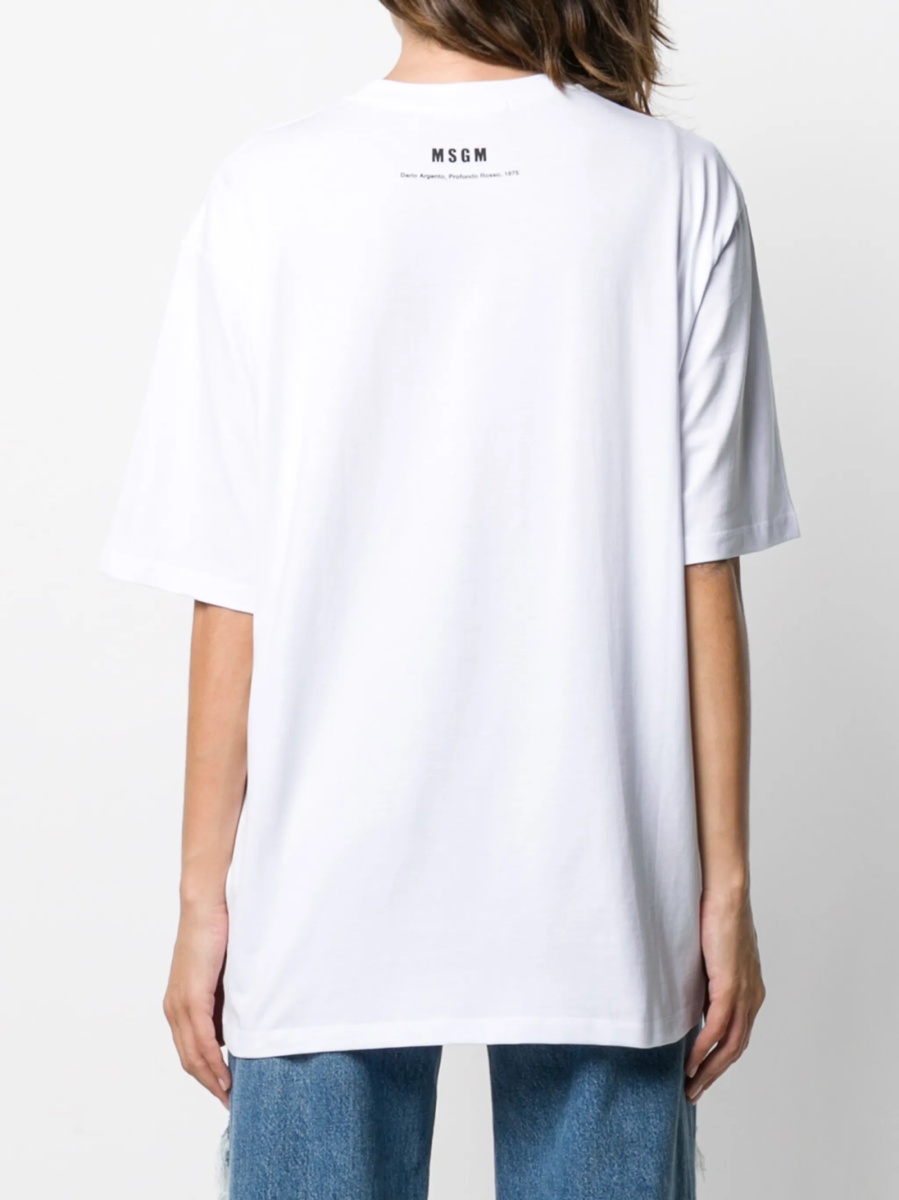 Tricou MSGM alb - Img 4