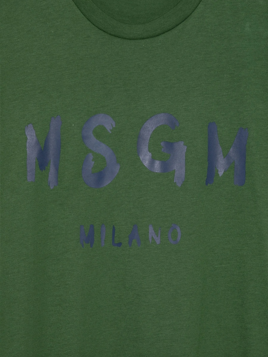 Tricou MSGM verde - Img 3