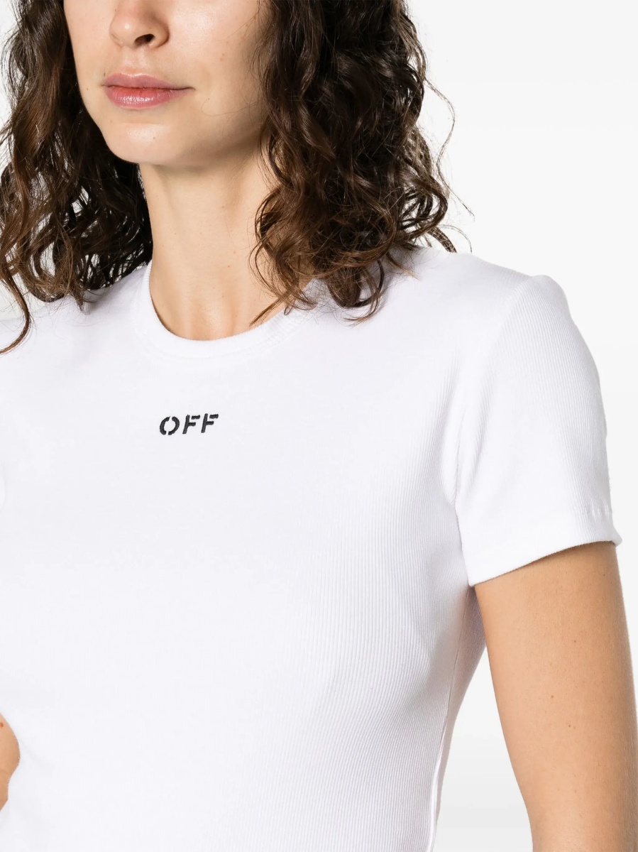 Tricou Off Stamp Rib Basic T-shirt - Img 5