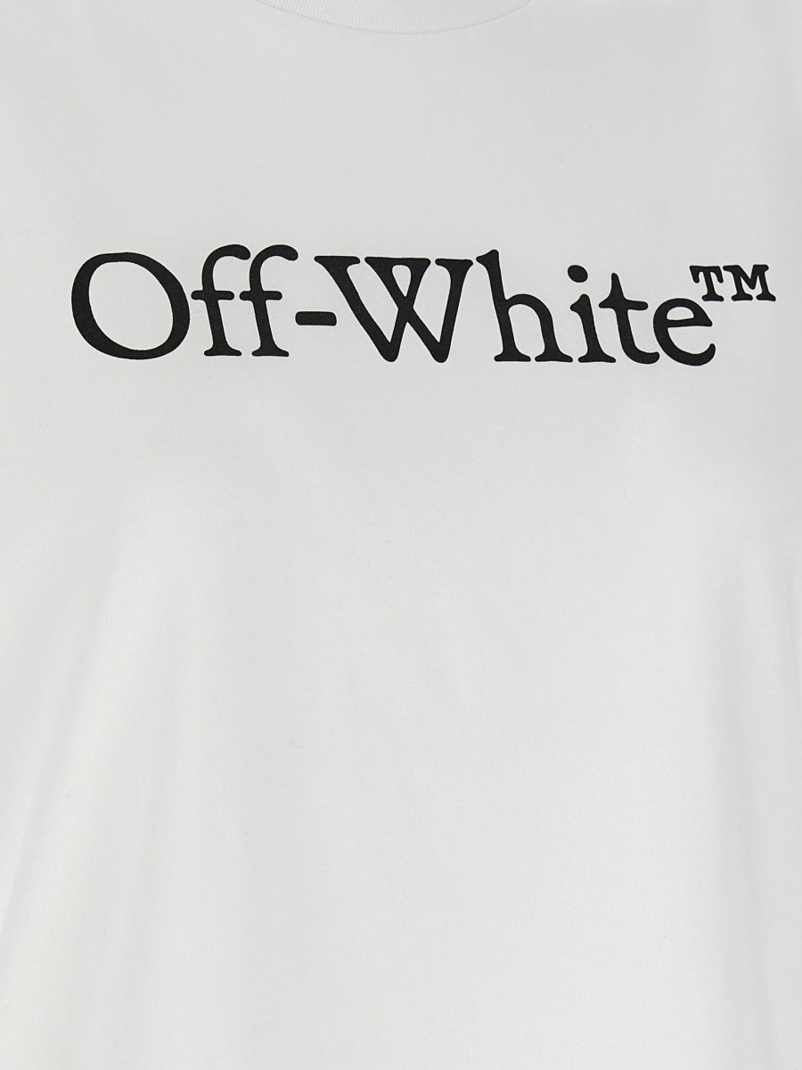 Tricou Off-White Bookish alb - Img 3
