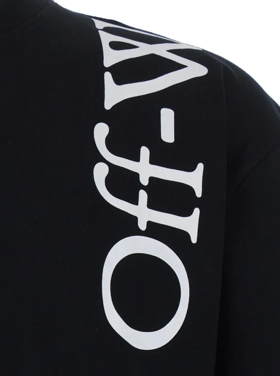 Tricou Off-White negru din bumbac - Img 3