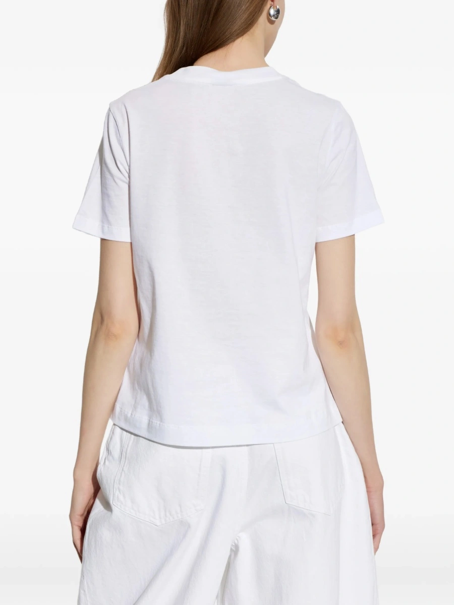 Tricou Paul Smith alb din bumbac - Img 4