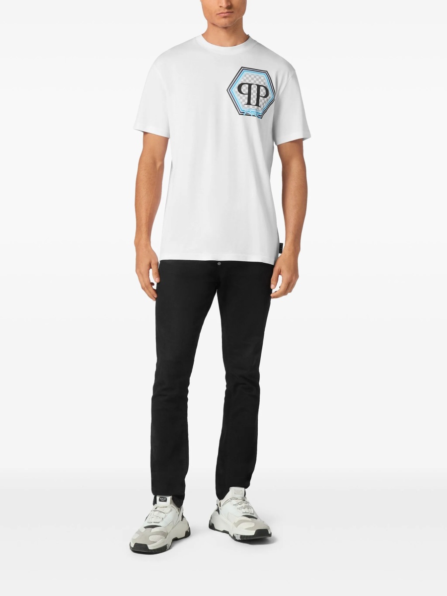 Tricou Philipp Plein alb - Img 2