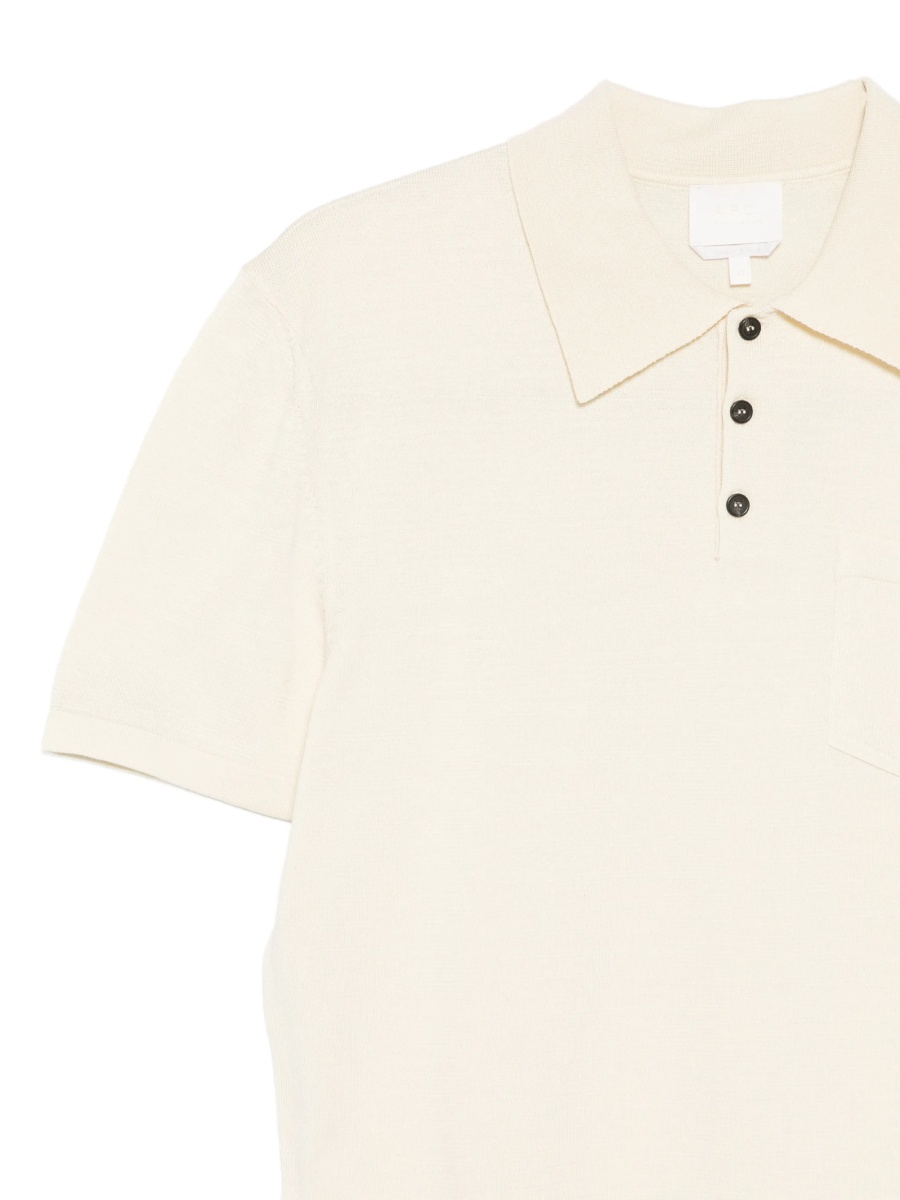 Tricou Polo A.P.C. neutru - Img 3
