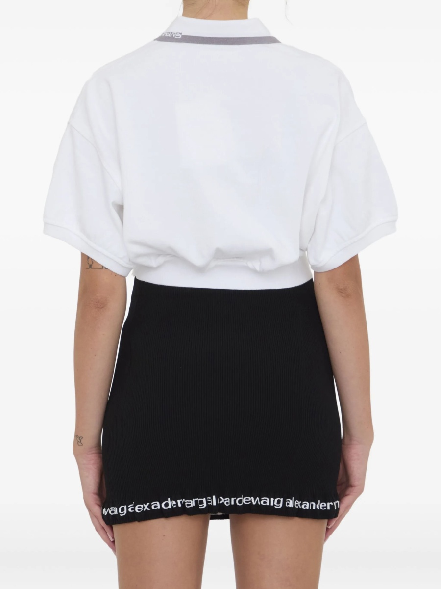 Tricou Polo Alexander Wang alb - Img 5