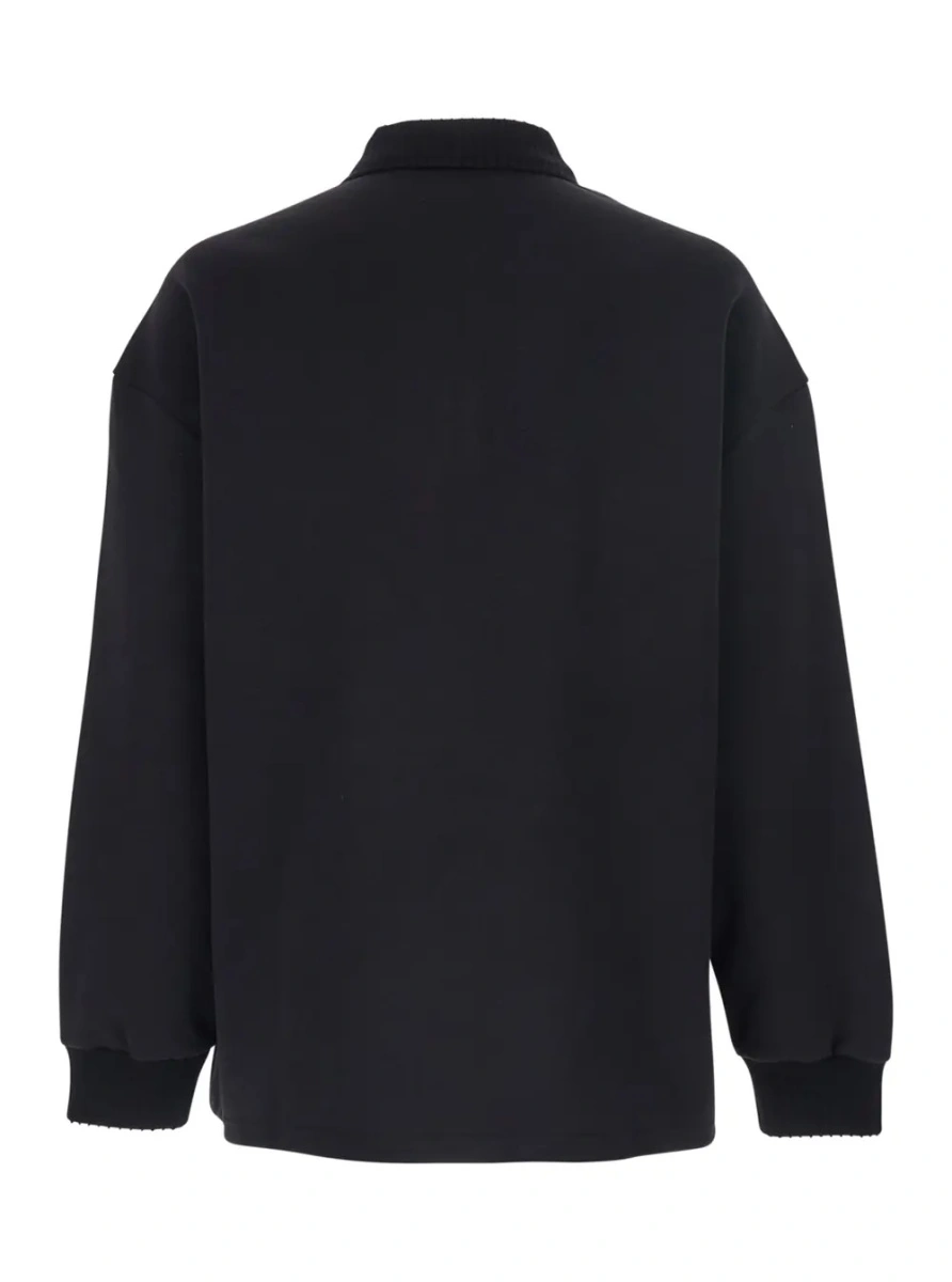 Tricou polo AMIRI negru din bumbac - Img 2