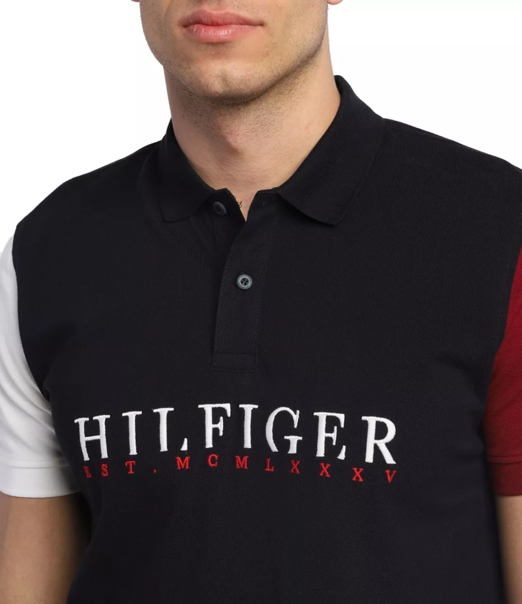 Tricou Polo Branded Colorblock Regular Polo MW0MW220900GY - Img 4