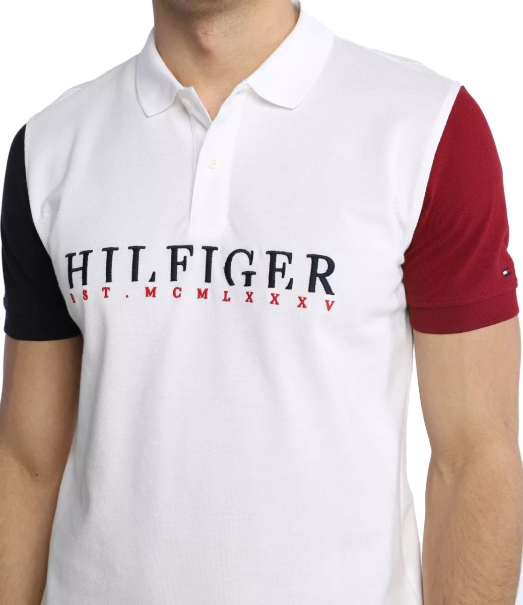 Tricou Polo Branded Colorblock Regular Polo MW0MW220900K4 - Img 4