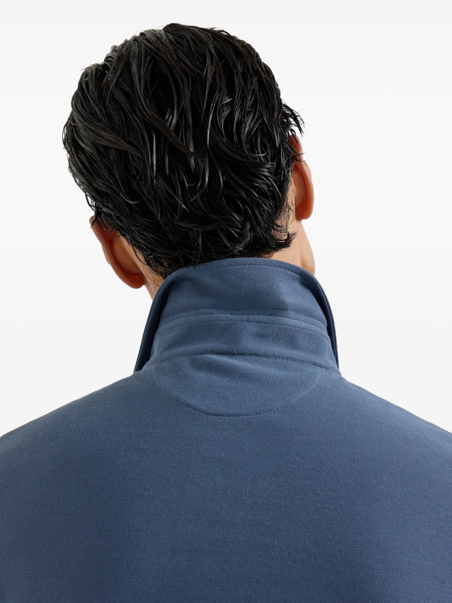 Tricou Polo Brunello Cucinelli albastru - Img 4