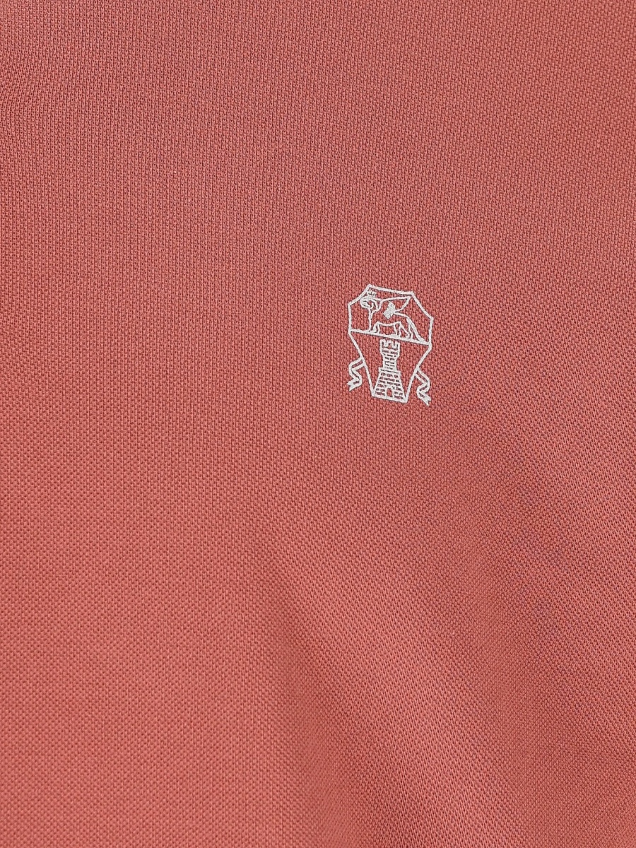 Tricou Polo Brunello Cucinelli rosu - Img 3