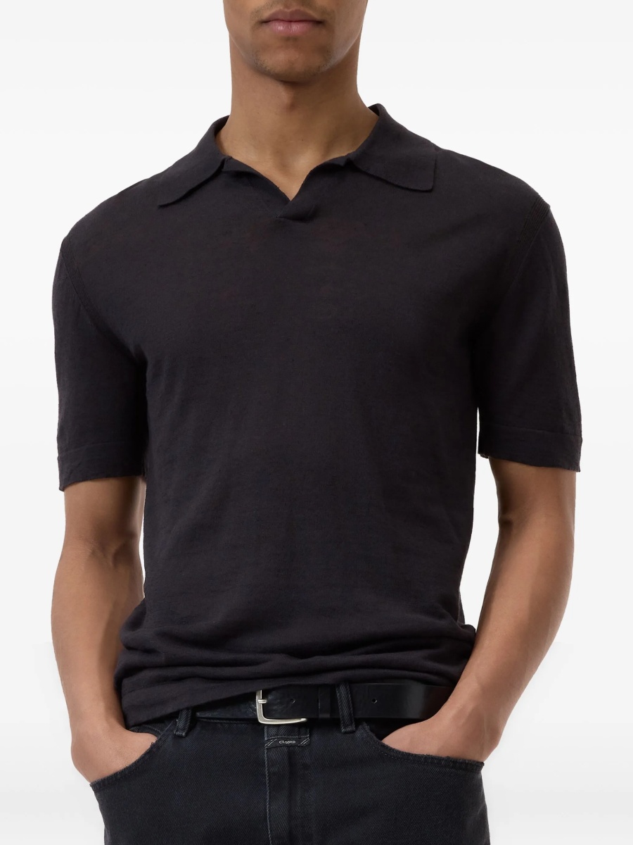 Tricou Polo CLOSED negru - Img 3