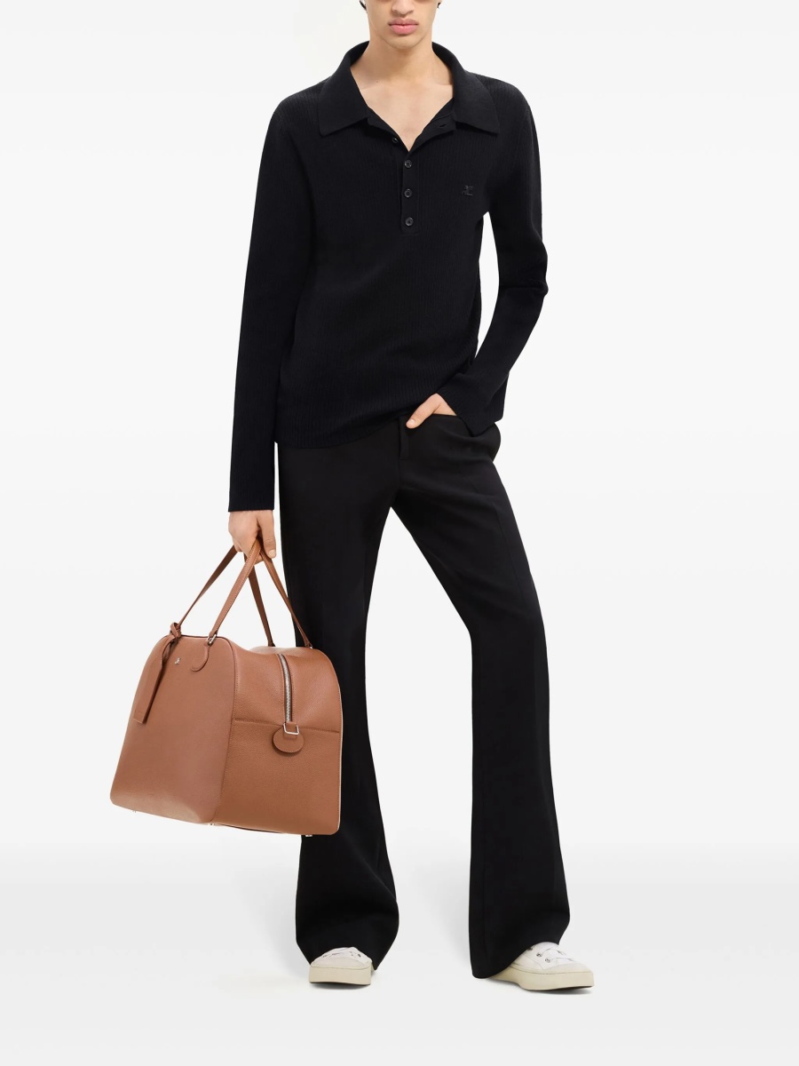 Tricou Polo COURRÈGES negru - Img 2