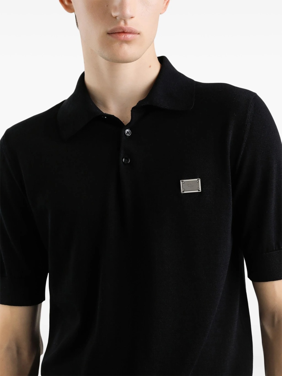 Tricou Polo Dolce &amp; Gabbana negru - Img 5