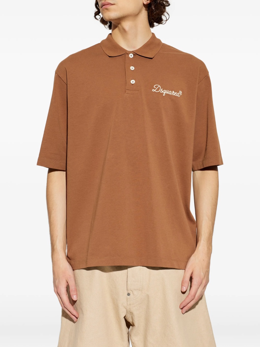 Tricou Polo DSQUARED2 maro - Img 3