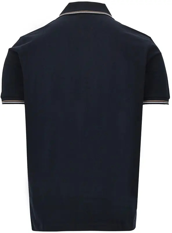 Tricou Polo Eagle embroidery stretch piquet polo shirt - Img 3