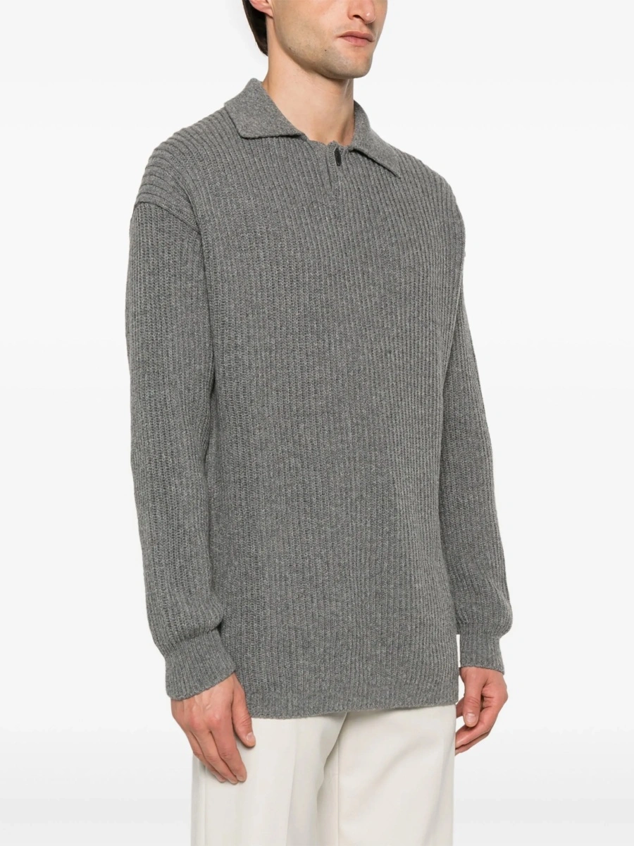 Tricou Polo Emporio Armani gri - Img 3