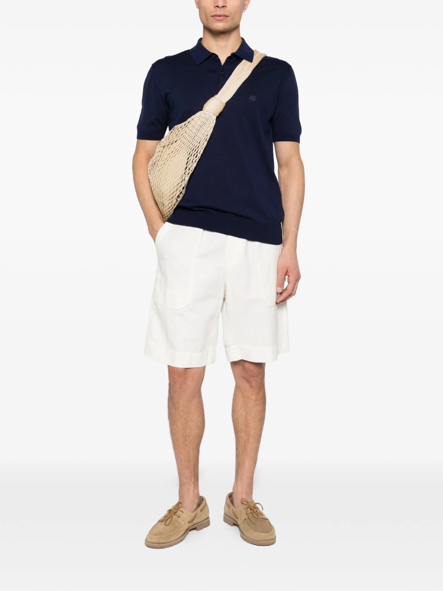 Tricou Polo ETRO albastru - Img 2
