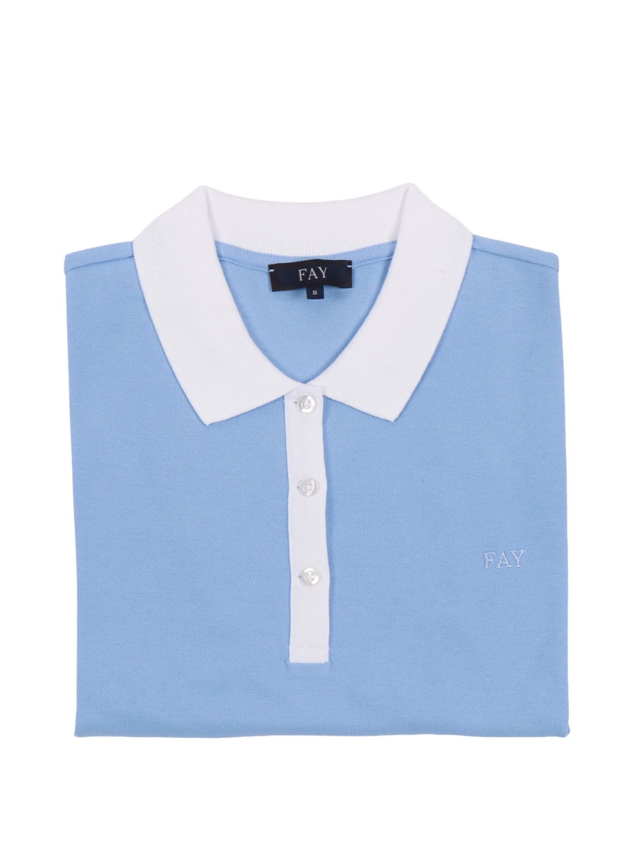 Tricou Polo Fay albastru - Img 2