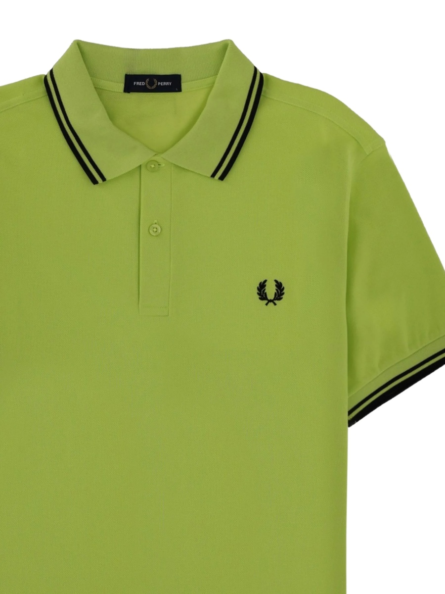 Tricou Polo Fred Perry verde - Img 2