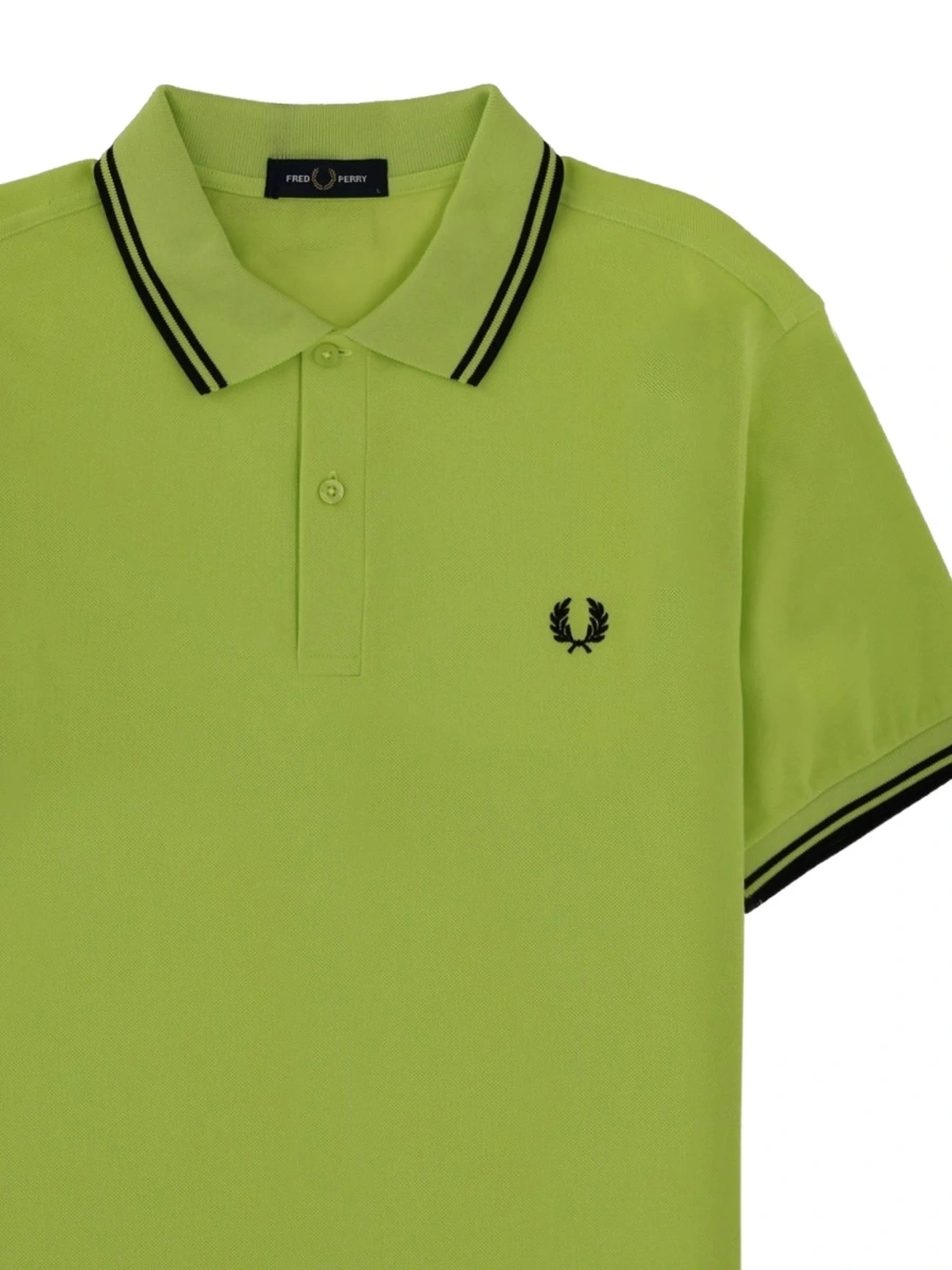 Tricou Polo Fred Perry verde - Img 2
