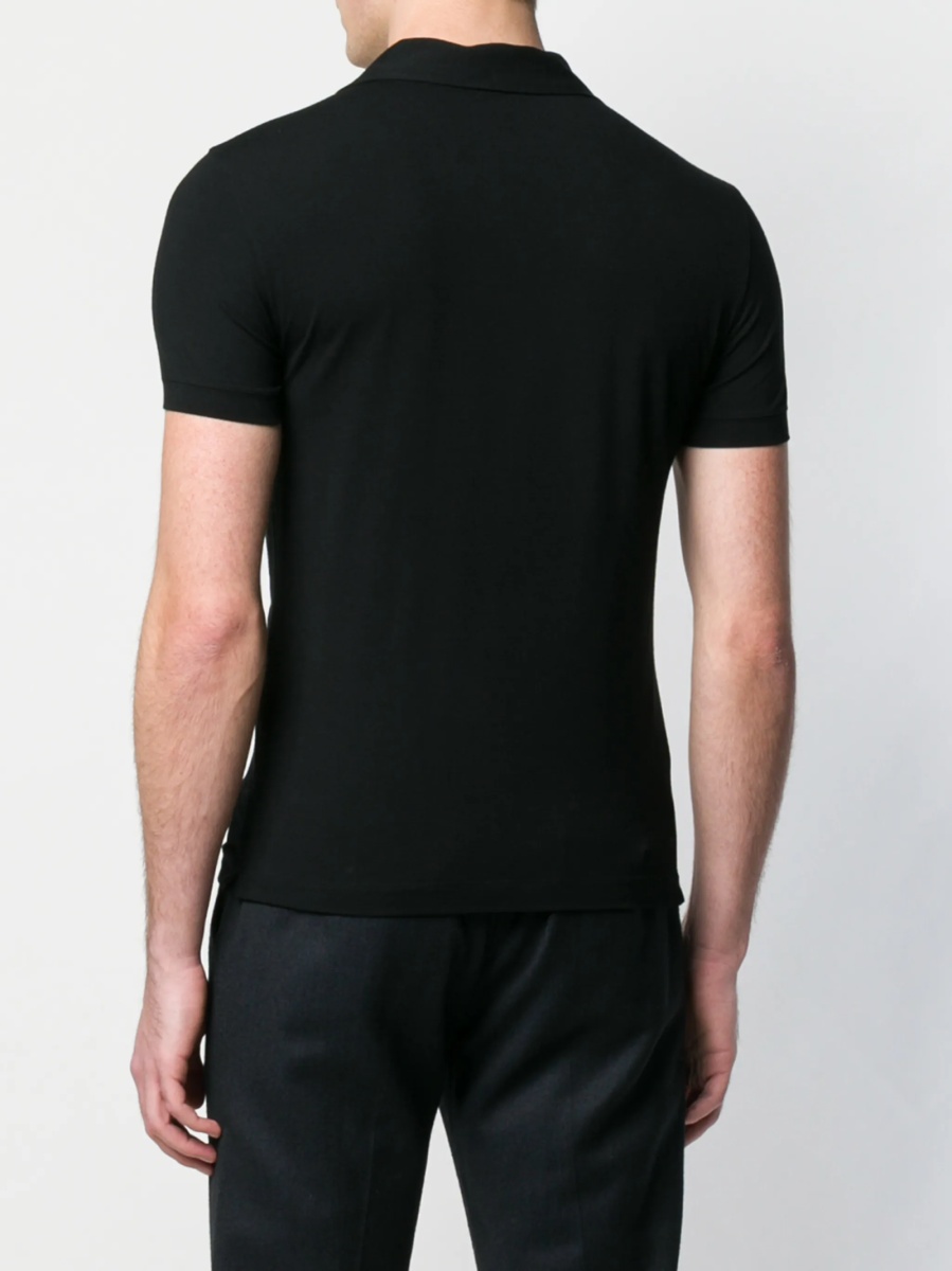 Tricou Polo Giorgio Armani negru - Img 4