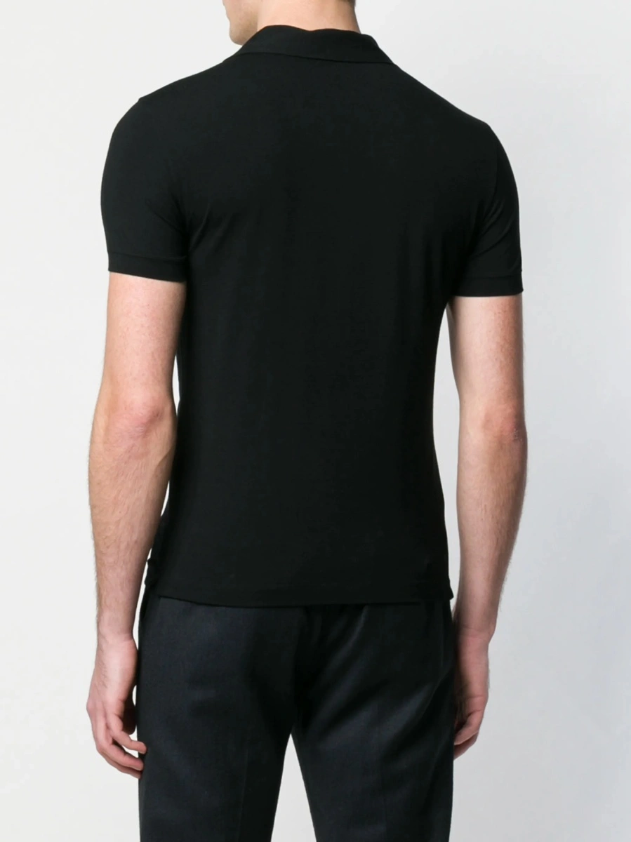 Tricou Polo Giorgio Armani negru - Img 4