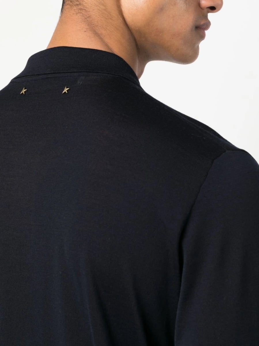 Tricou Polo Golden Goose albastru - Img 5