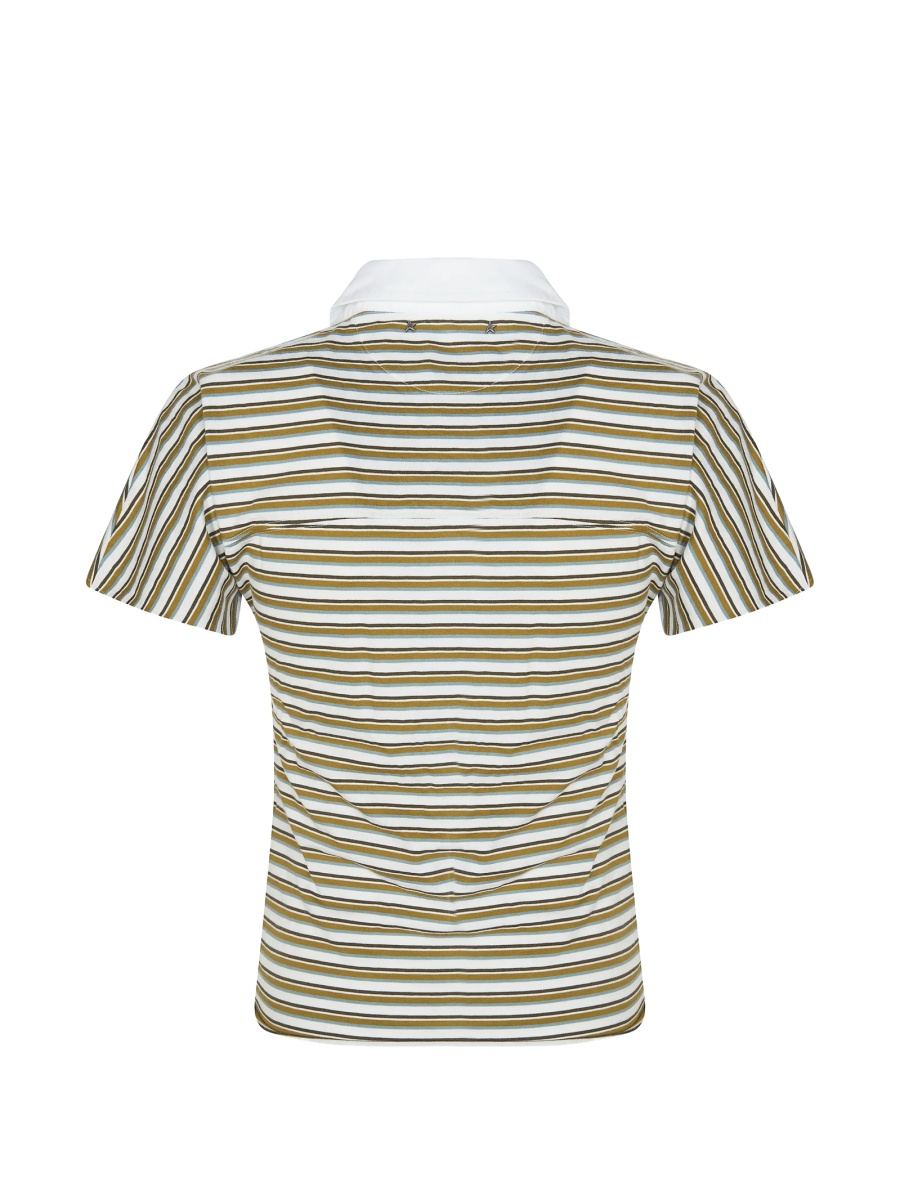 Tricou Polo Golden Goose alb - Img 3