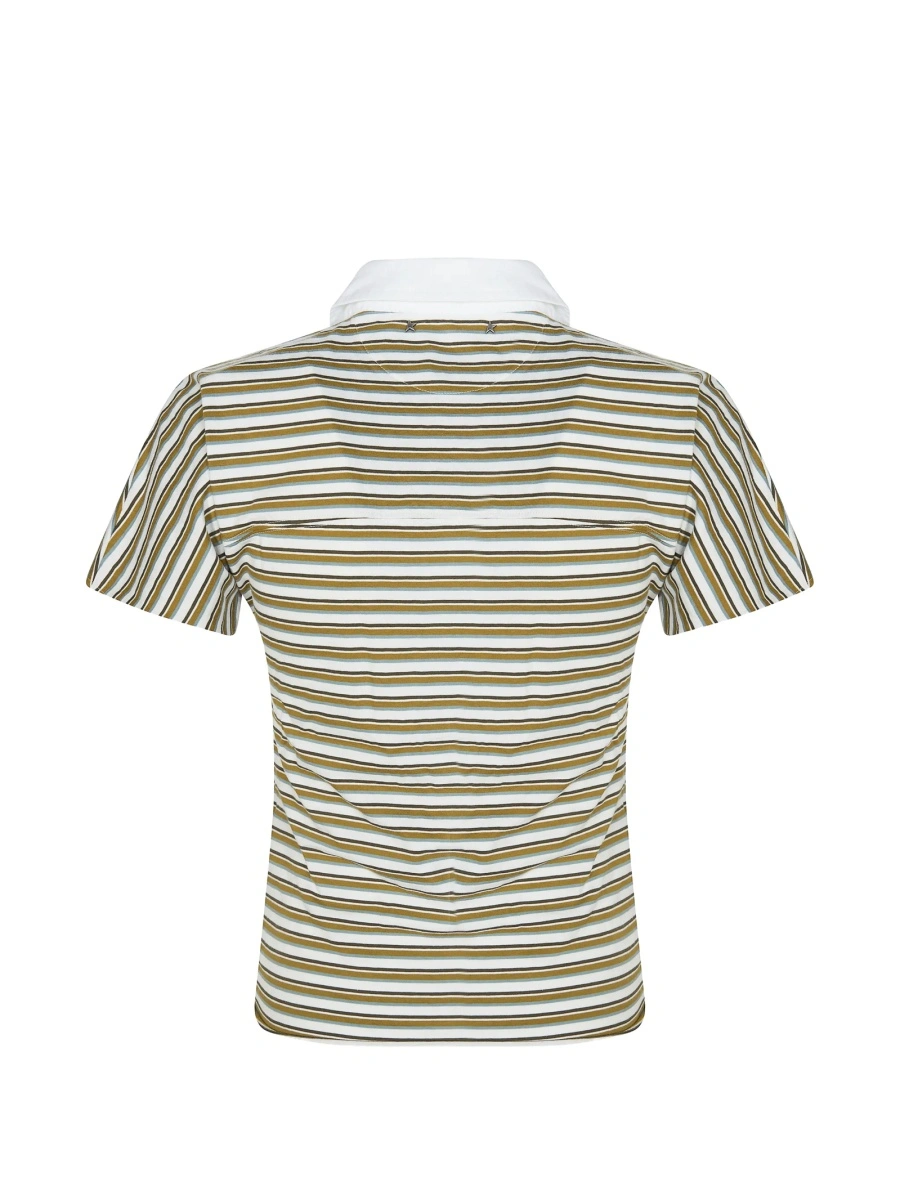 Tricou Polo Golden Goose alb - Img 3