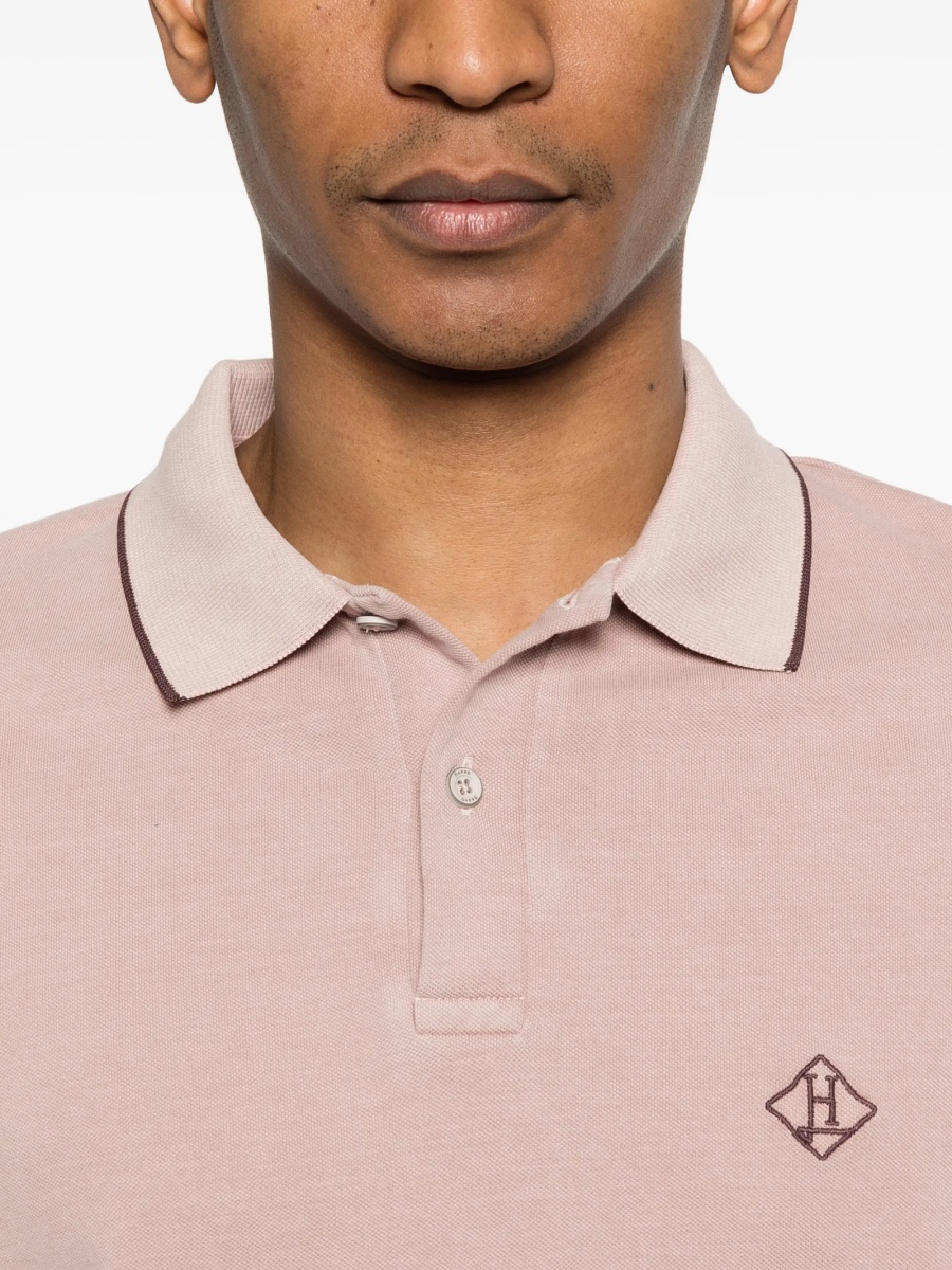 Tricou Polo Herno roz - Img 5