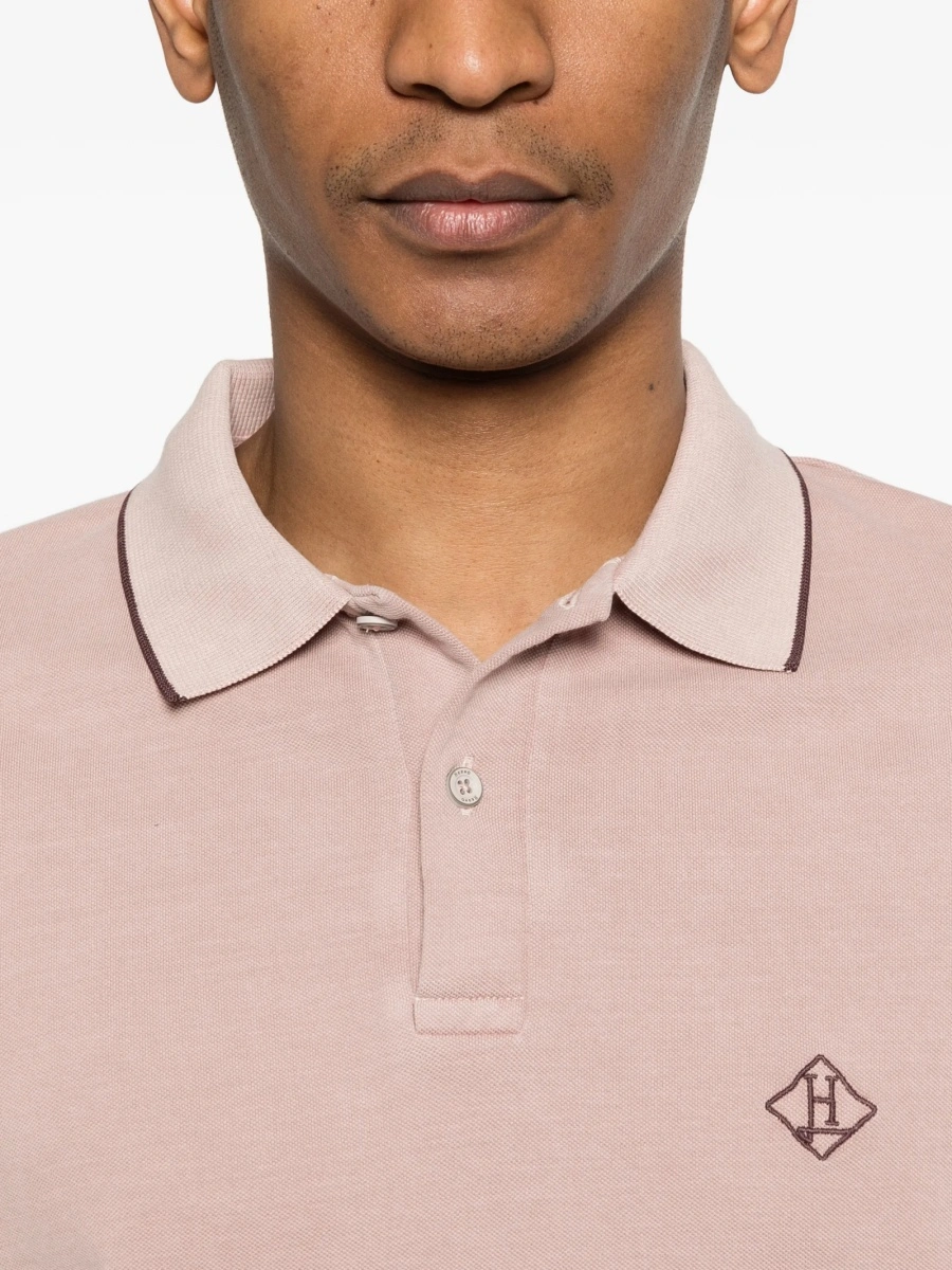 Tricou Polo Herno roz - Img 5