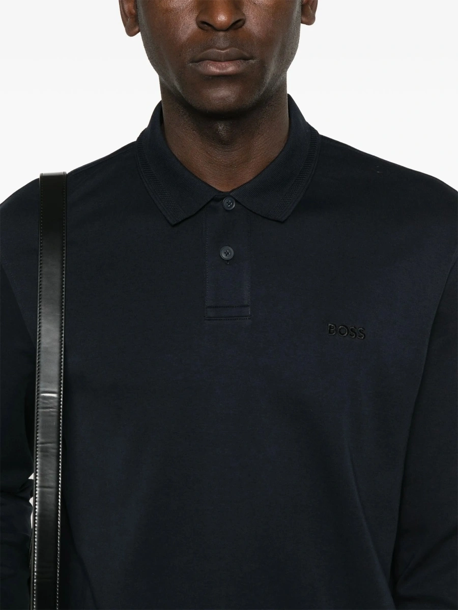 Tricou Polo Hugo Boss albastru - Img 5