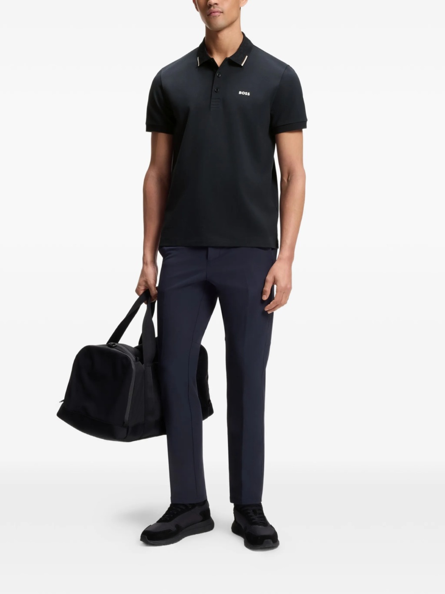 Tricou Polo Hugo Boss negru - Img 2