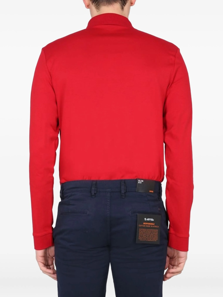 Tricou Polo Hugo Boss rosu - Img 3