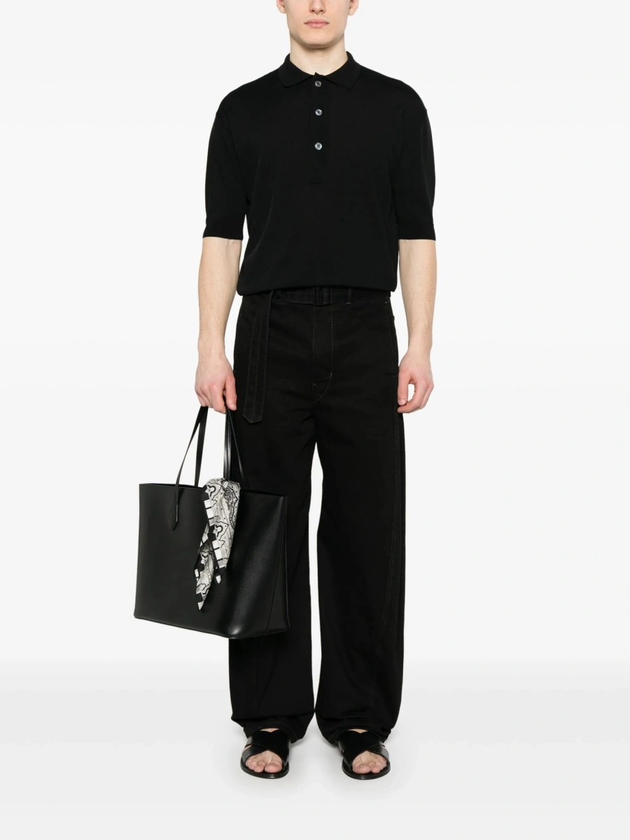 Tricou Polo Lardini negru - Img 2