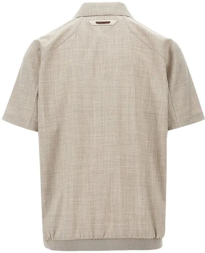 Tricou Polo Light wool zipped polo shirt - Img 3