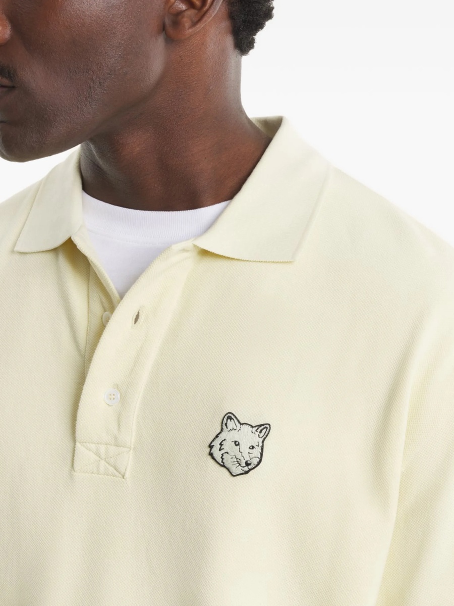 Tricou Polo MAISON KITSUNÉ verde - Img 4