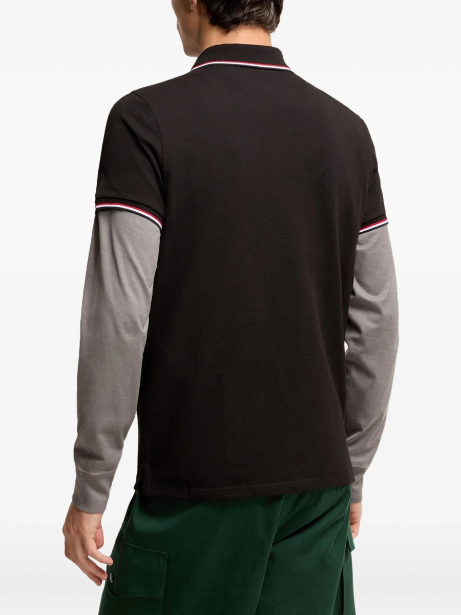 Tricou Polo Moncler negru - Img 5