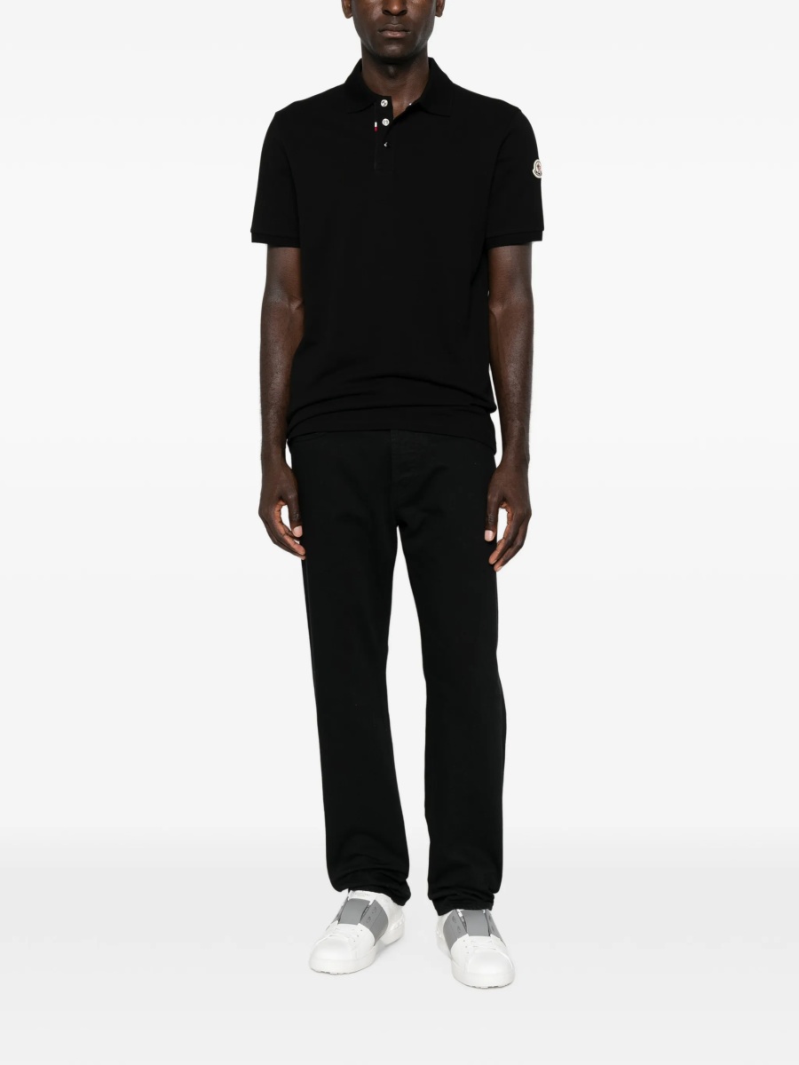 Tricou Polo Moncler negru - Img 2