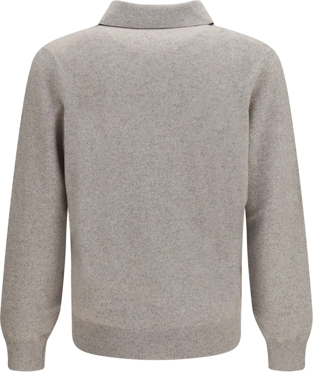 Tricou Polo Mouliné cashmere knit Polo - Img 2