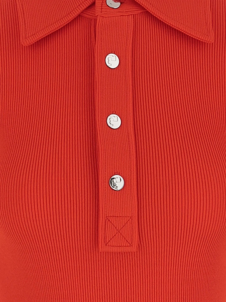 Tricou Polo Tory Burch rosu - Img 3
