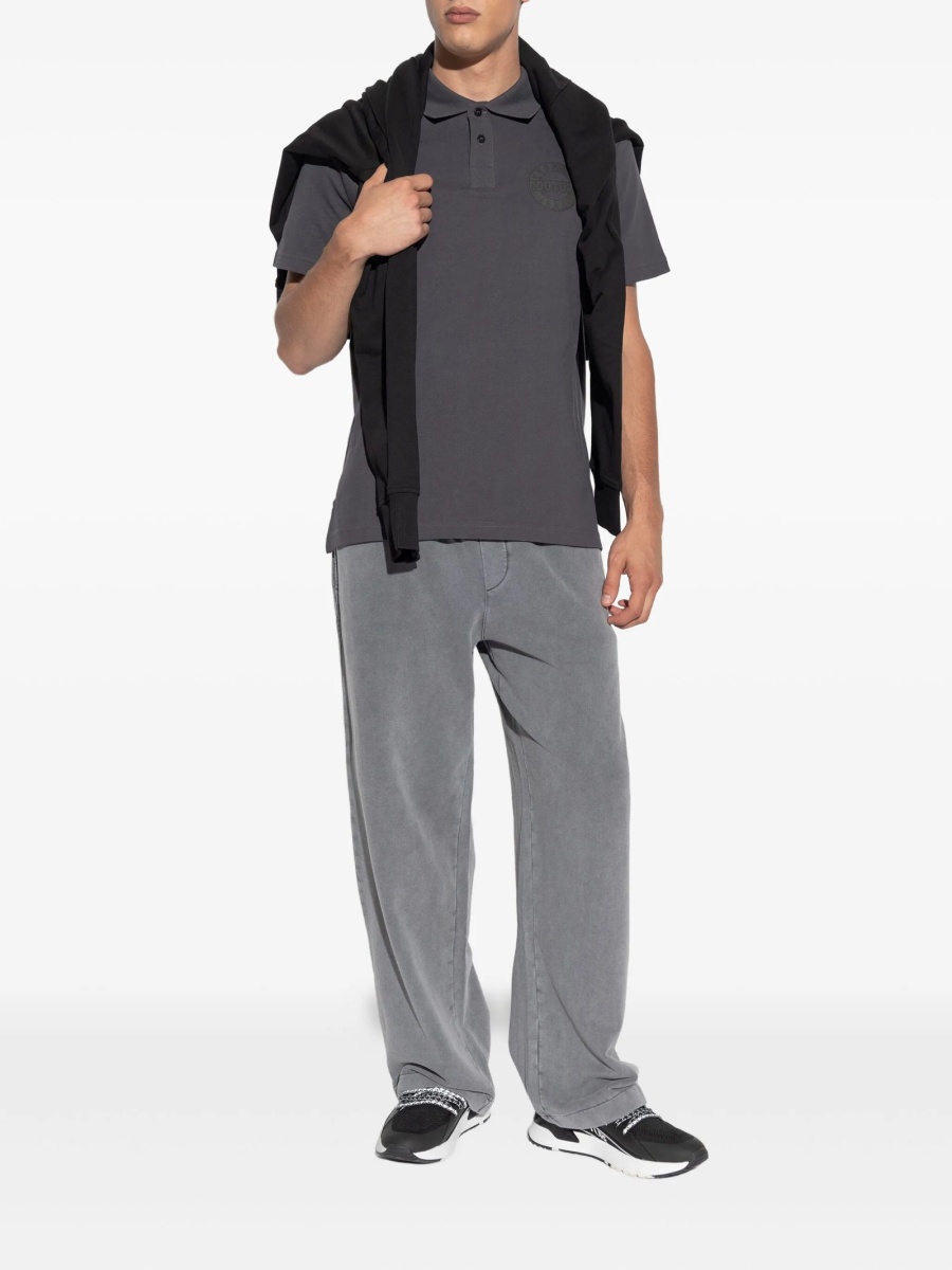Tricou Polo Versace Jeans Couture gri - Img 2